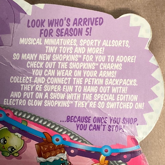 New Shopkins Charm Bracelet with Shopkins & Charm - Picture 4 of 9